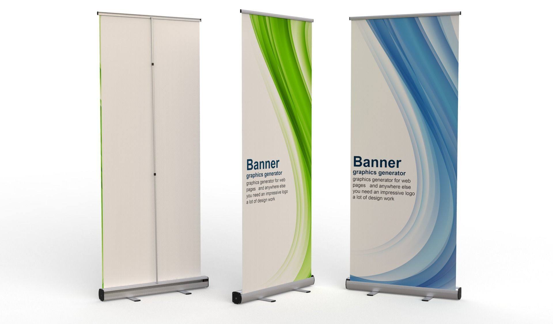 Economical & Retractable Banner Stands